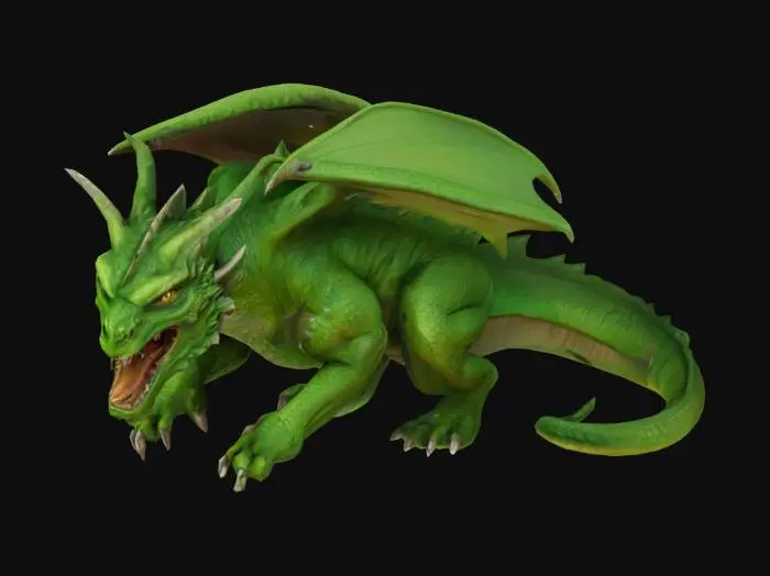 3D model for Green Dragon