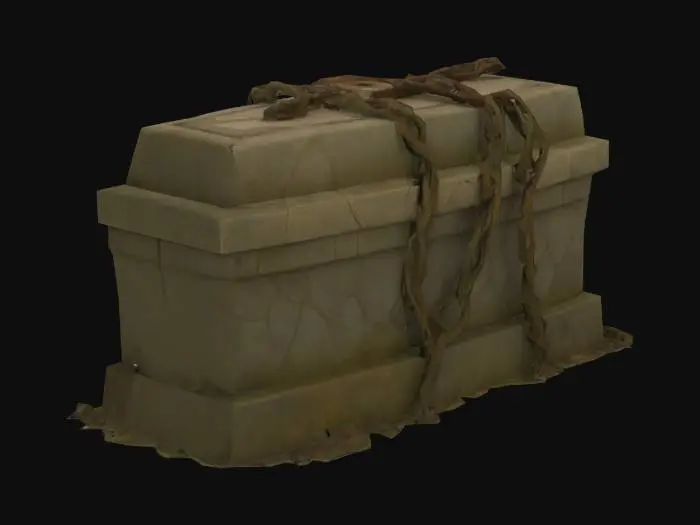 3D model for Chained Coffin, #SketchTo3D#