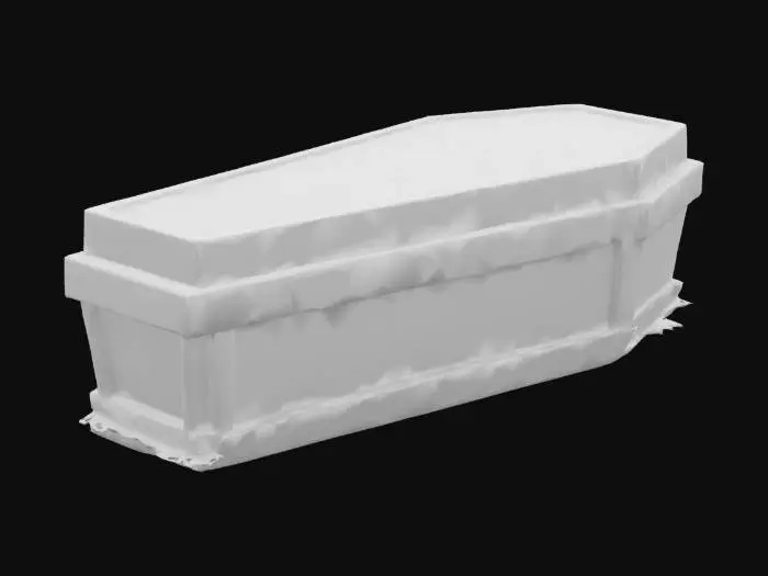 3D model for Coffin, #SketchTo3D#