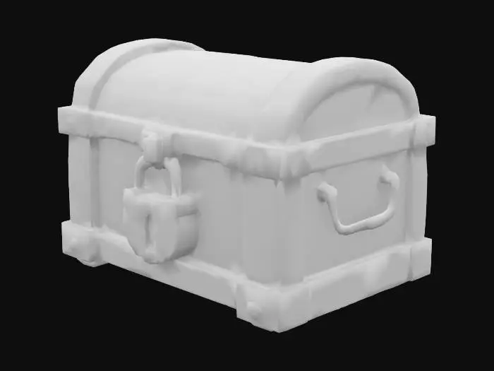 3D model for Iron chest