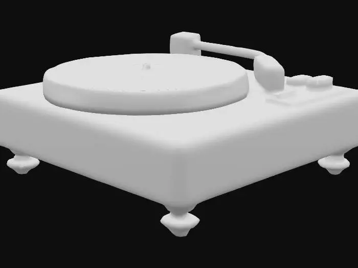 3D model for Turntable Nostalgia