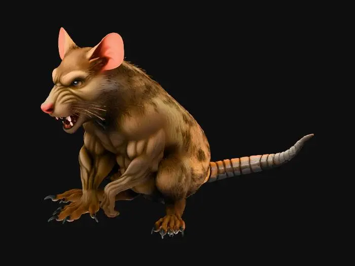 3D model for Rat King, #Halloween2025#