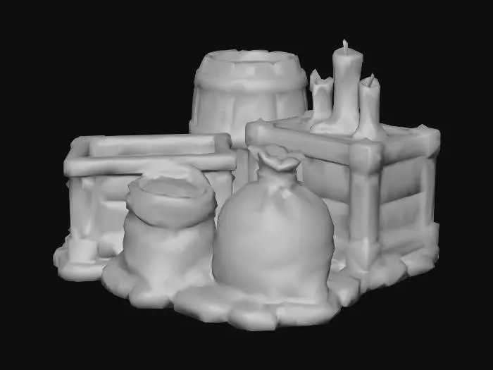 3D model for Medieval Supplies