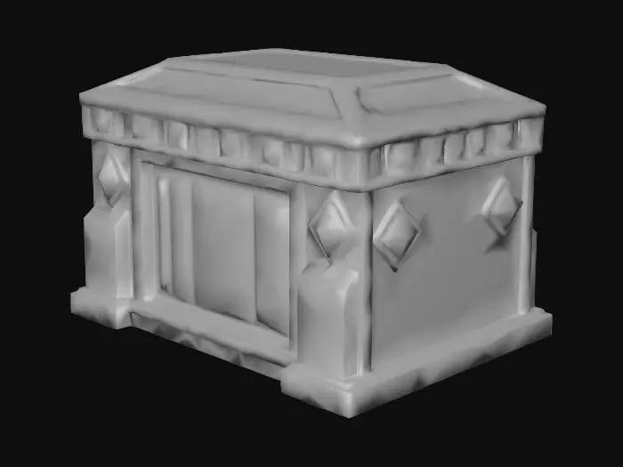 3D model for Mystic Sapphire Chest