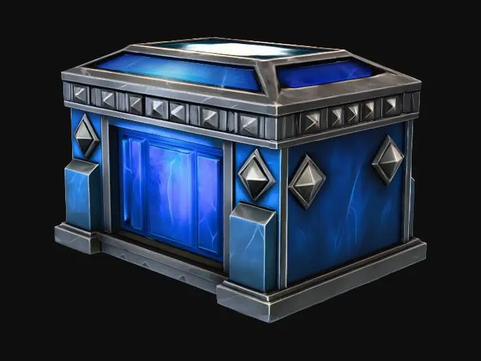3D model for Mystic Sapphire Chest