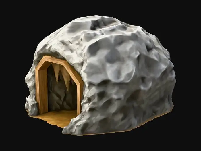 3D model for Cave Entrance