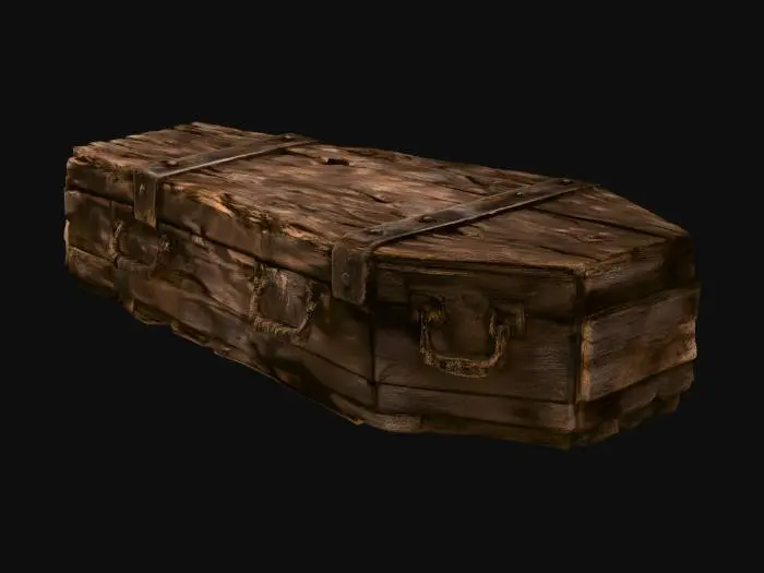 3D model for Weathered Coffin