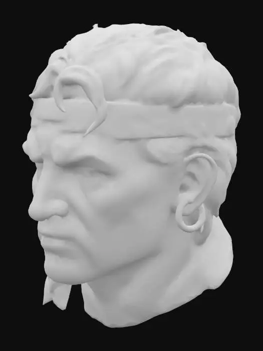 3D model for Petrified Warrior