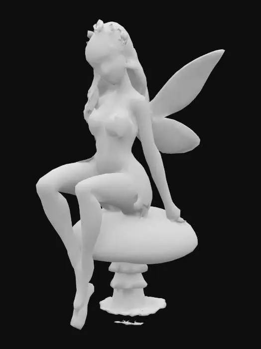 3D model for Ferry on a magical mushroom