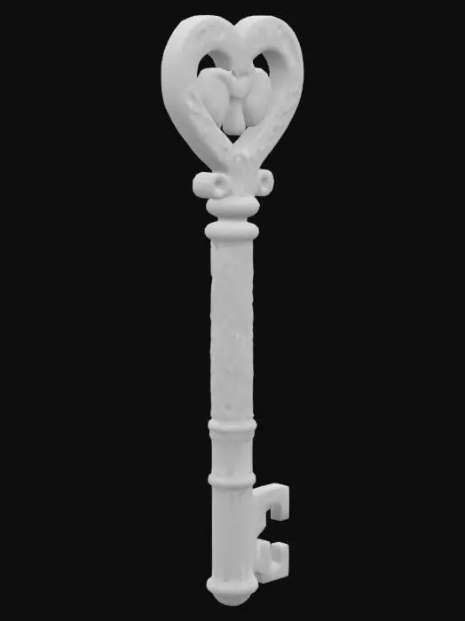 3D model for Green key, #SketchTo3D#