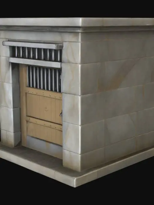 3D model for Dungeon entrance, #SketchTo3D#