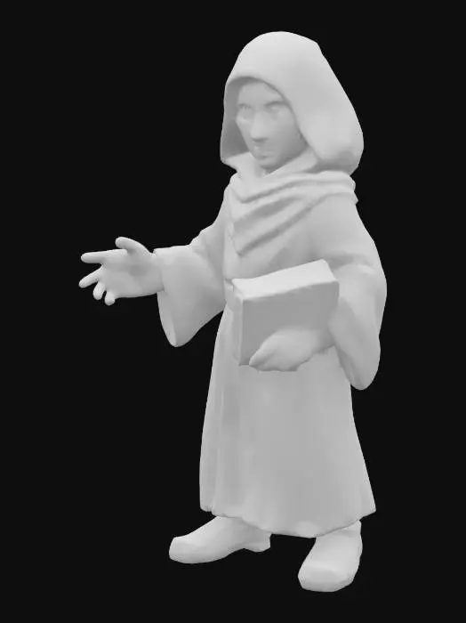 3D model for Magic Guild Apprentice, #SketchTo3D#