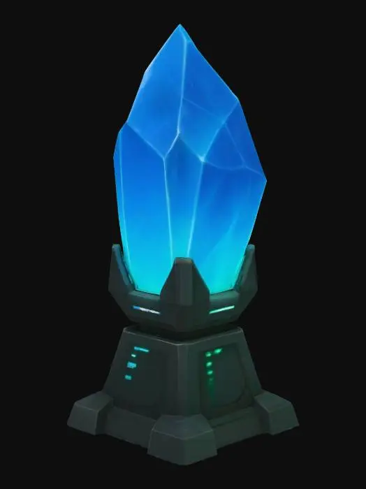 3D model for Power Source Crystal, #SketchTo3D#
