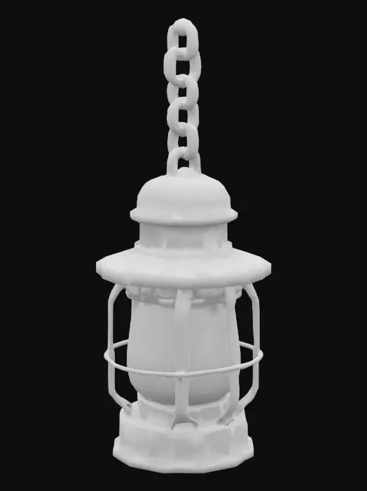 3D model for Rustic Lantern, #SketchTo3D#