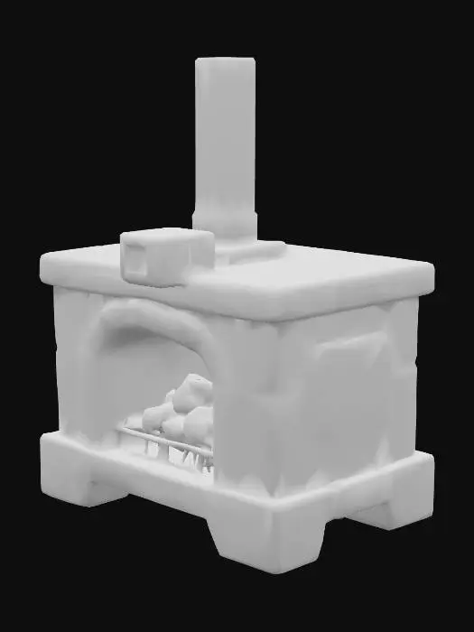3D model for Stone Hearth