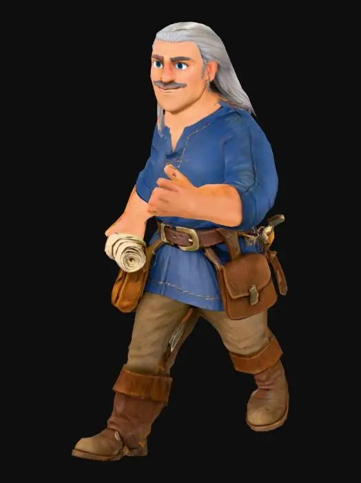 3D model for Cartographer's Journey