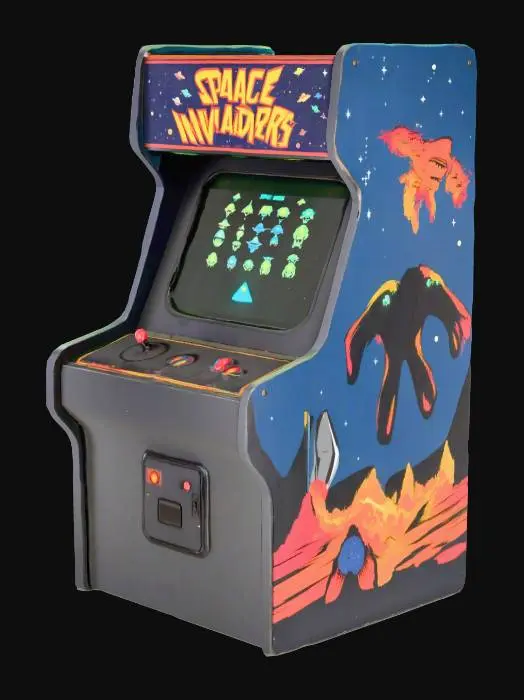 3D model for Space Invaders