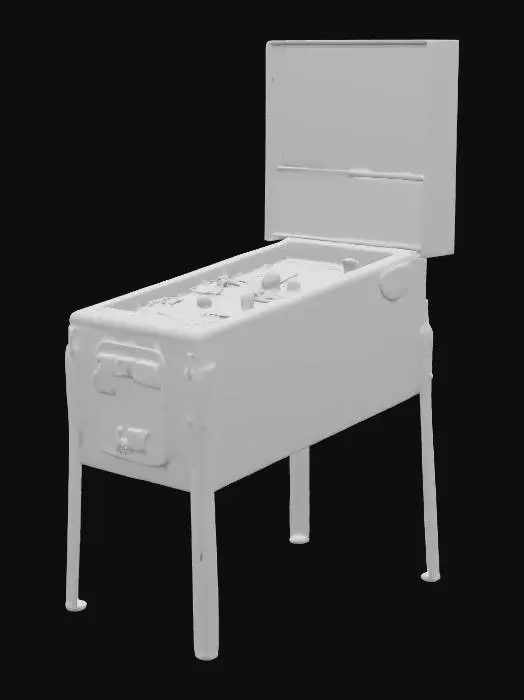 3D model for Retro Batman Pinball Machine