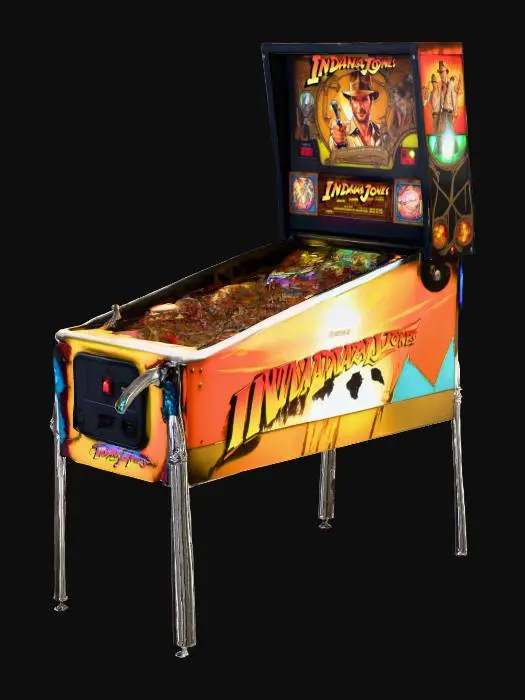3D model for Indiana Jones Pinball Machine