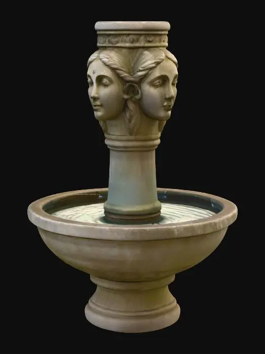 3D model for Dual Faces Fountain
