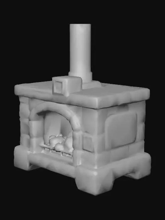 3D model for Stone Hearthplace