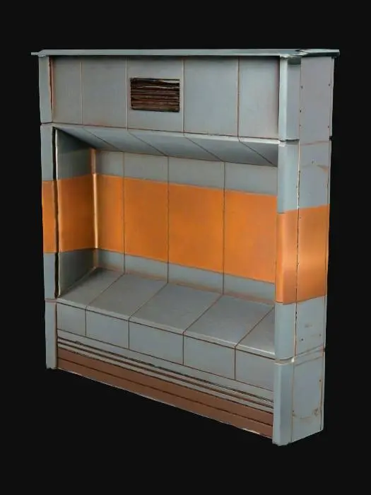 3D model for Spaceship wall texture