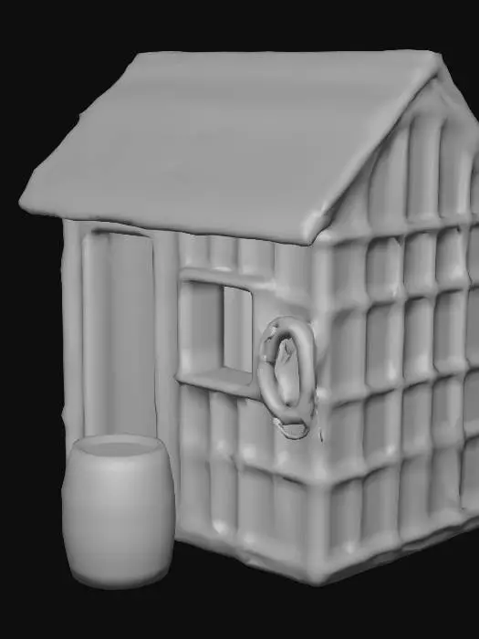 3D model for Hut