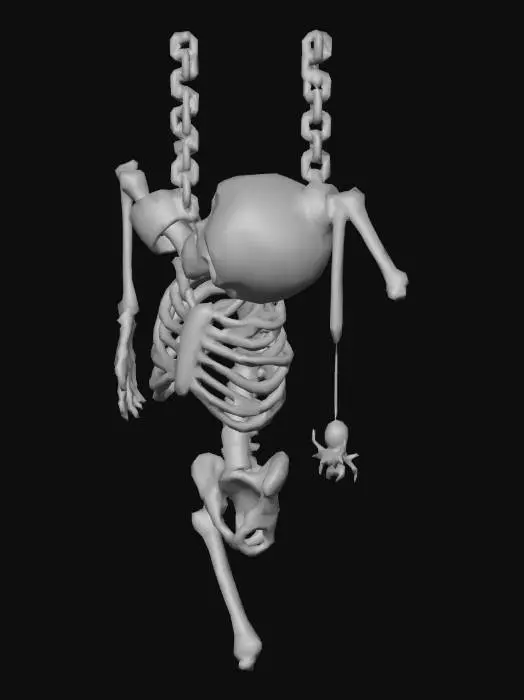 3D model for Rotten Skeleton