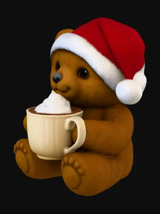 3D model for Cozy Bear Holiday, #Christmas2025#