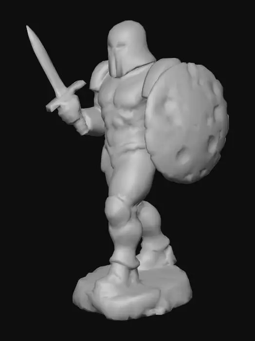 3D model for Stone Statue