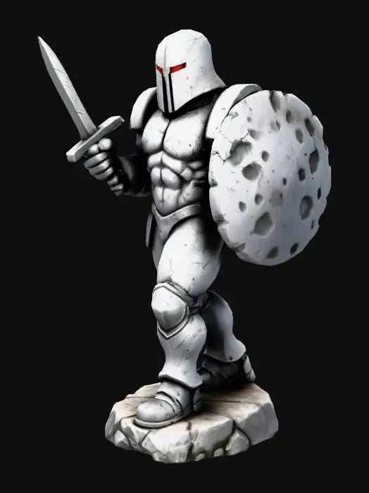 3D model for Stone Statue