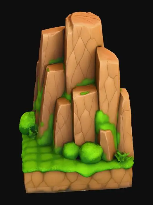 3D model for Mountain Tile