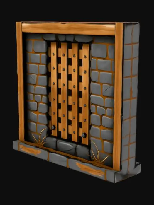 3D model for Dungeon Doorway