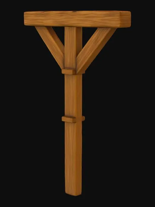 3D model for Wooden Structure