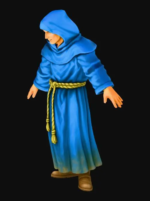 3D model for Monk