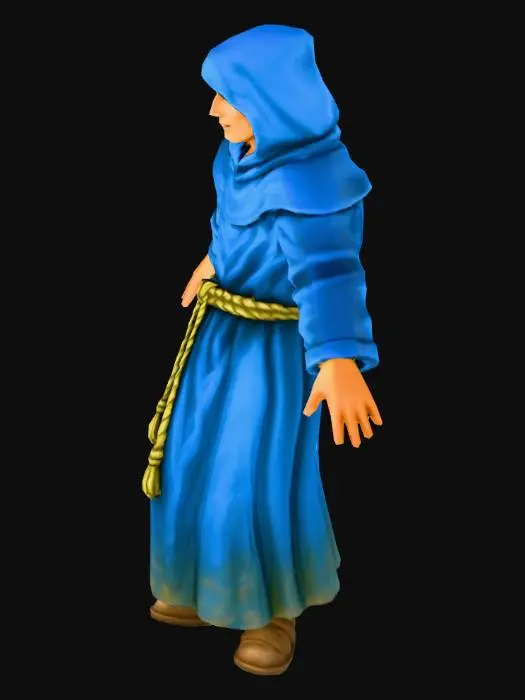 3D model for Monk