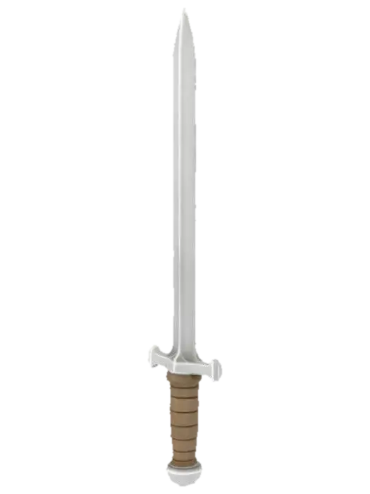 Sword - Combat-3D-modell, genererad av AI