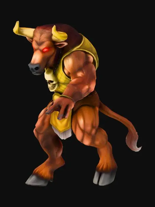 3D model for Minotaur Warrior