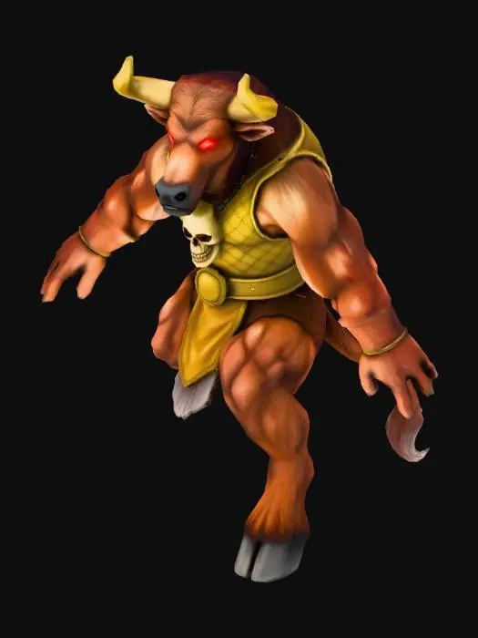 3D model for Minotaur Warrior