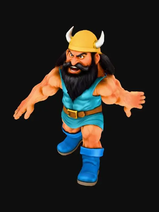 3D model for Viking Warrior