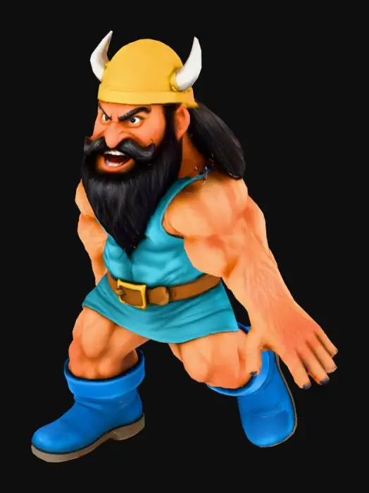 3D model for Viking Warrior