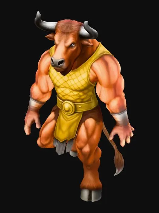 3D model for Minotaur Warrior
