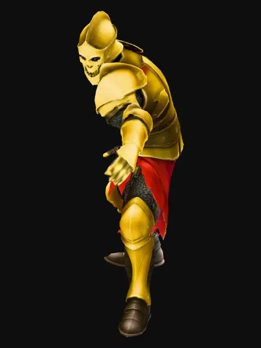 3D model for Golden Dragon Knight