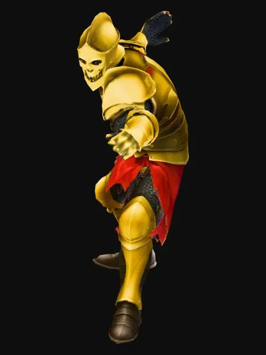 3D model for Golden Dragon Knight