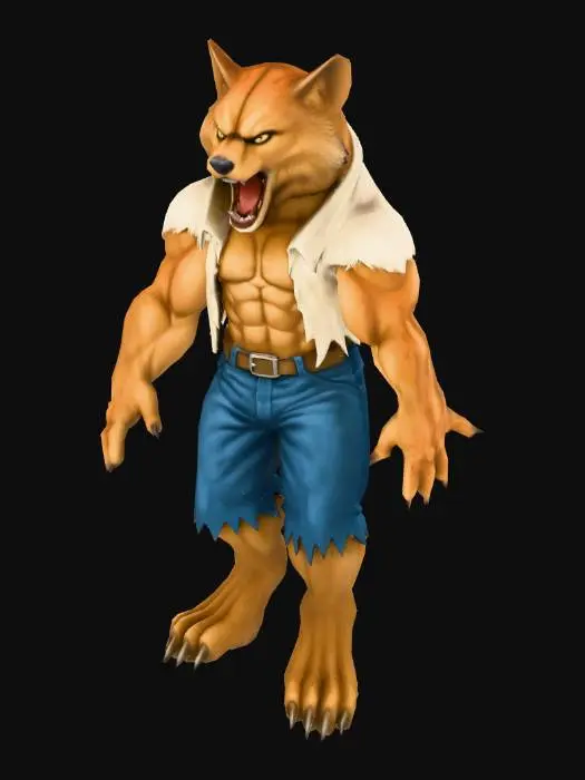 3D model for Werewolf