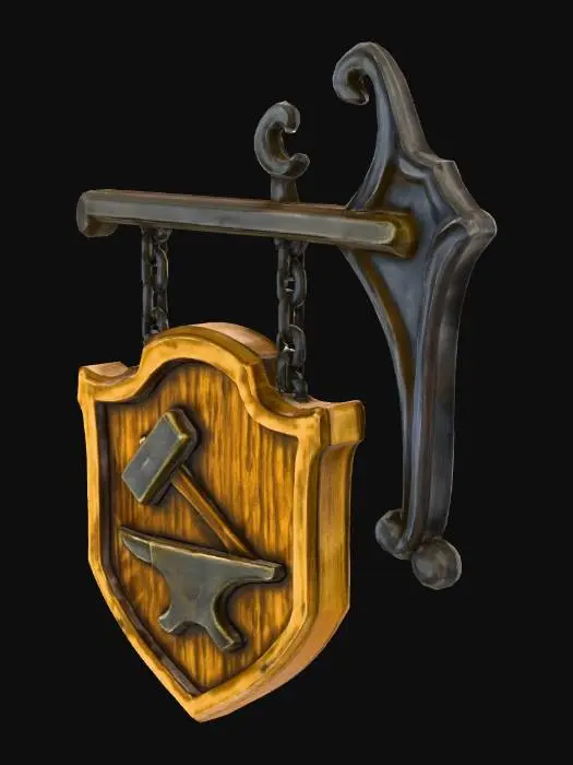 3D model for Blacksmith's Emblem