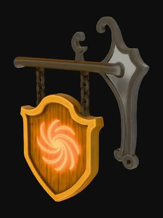 3D model for Spiral Emblem Sign