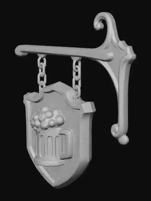3D model for Tavern Emblem