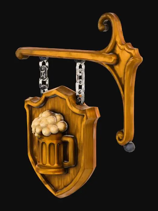 3D model for Tavern Emblem