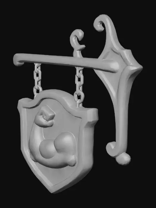 3D model for Strength Emblem